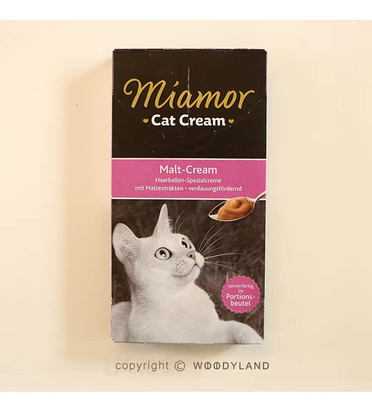 Woody | Đức Miamor Miami Ami Miami Kem mèo Dải / Mèo trẻ / Malt Hair Cat Snack hạt cho mèo