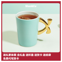 StanCo letter handle mug niche design Wedding couple style Girls  day hand gift water cup