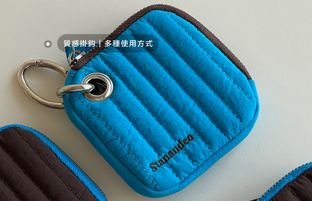 Stan&Co 防潑水耳機包/含可視網格內袋/收納小包/掛件 - 化妝袋/收納袋 - 尼龍