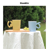 StanCo creative letter mug order wedding housewarming gift Ceramic cup Couple a pair of water cup gifts