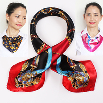 Fashion Career Silk Scarves small square towels Vacant Stewardess Bank Hotel Scarves Career Scarves