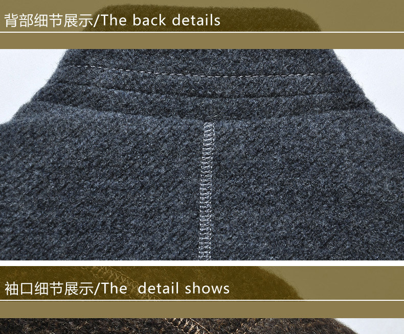 木笛 男士秋冬加厚款 羊毛呢子茄克外套 图10