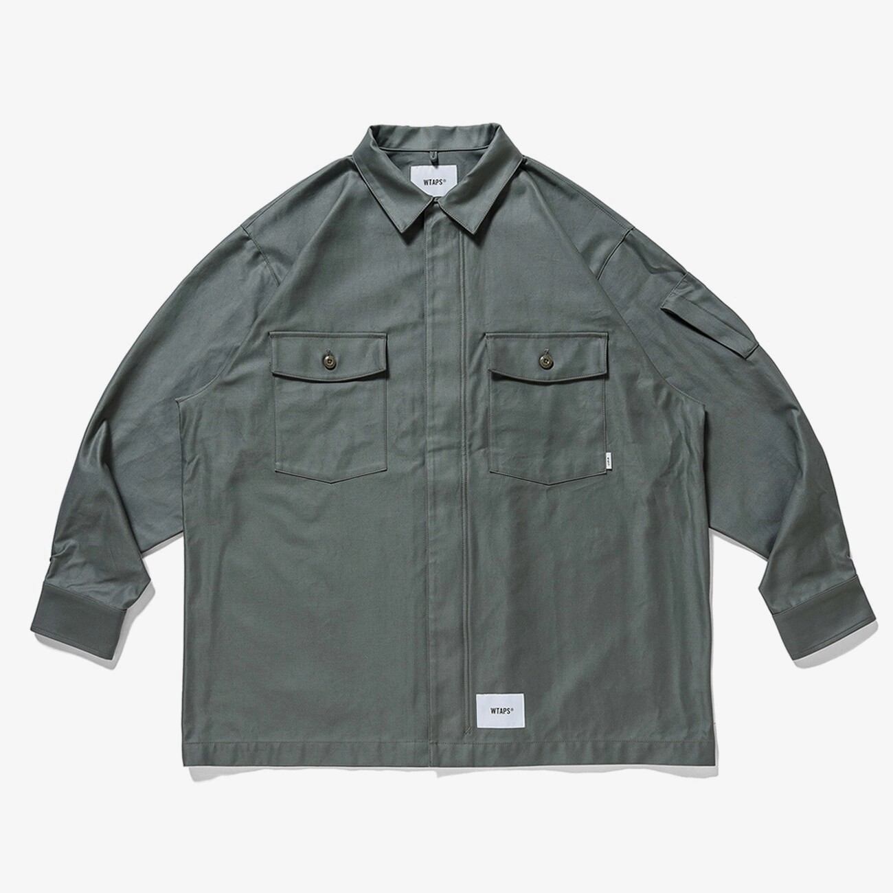 シャツ Wtaps 21aw FLYERS / LS / COTTON. SATIN WTAPS FLYERS LS COTTON SATIN 21AW WTAPS 長袖シャツ FLYERS / LS