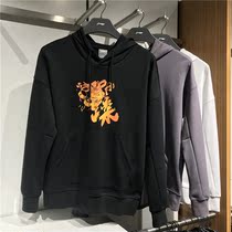 Li Ning 2019 autumn new mens clothes fashion Joker long sleeve hooded leisure sportswear AWDP415