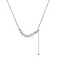 High-quality zircon necklace women's summer light luxury niche design net red popular collarbone chain 2022 new trend