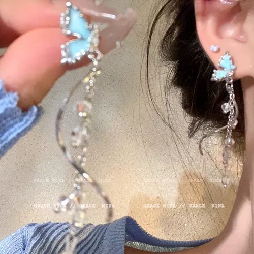 Демисезонные брендовые серьги из жемчуга, коллекция 2023, легкий роскошный стиль, изысканный стиль