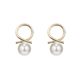 s925 silver needle small fragrance pearl earrings women's small and simple high-end net celebrity earrings 2020 new trend