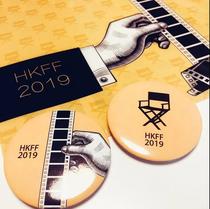 same Movie good 2019 Hong Kong Film Festival official perimeter souvenir brooch refrigerator sticker DuPont paper bag