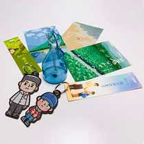 SAME movie Good thing Kiyujiros summer perimeter Memorial angel chimes wind chime keychain hand-painted postcards