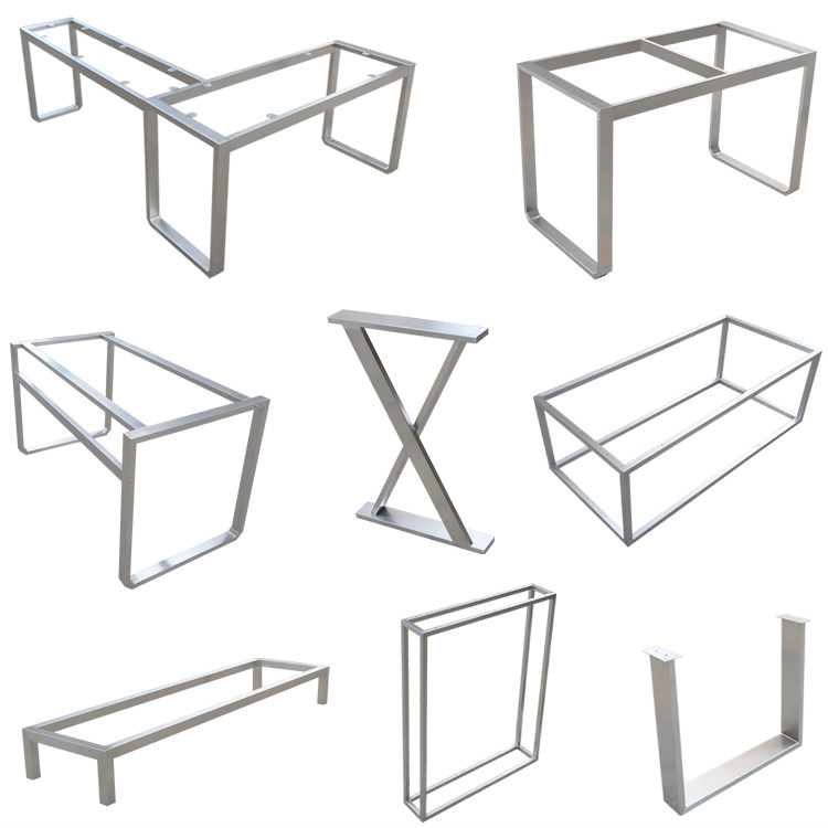 Custom metal 304 stainless steel table foot conference table table legs