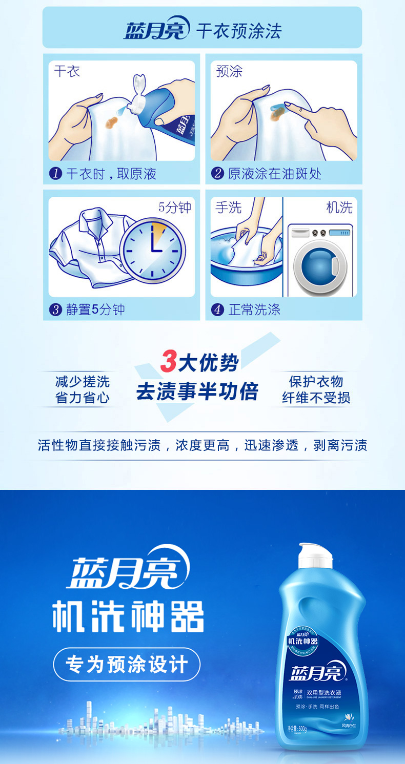蓝月亮 机洗至尊洗衣液 1760g 3倍浓缩 耐用180天 图11