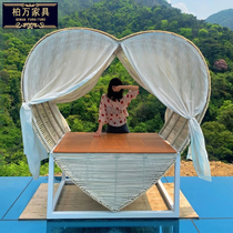 Bird's Nest Outdoor Bali Net Red Card Resort Farm Homestay Hotel Scenic Swing Sanya Shooting Hanging Chair