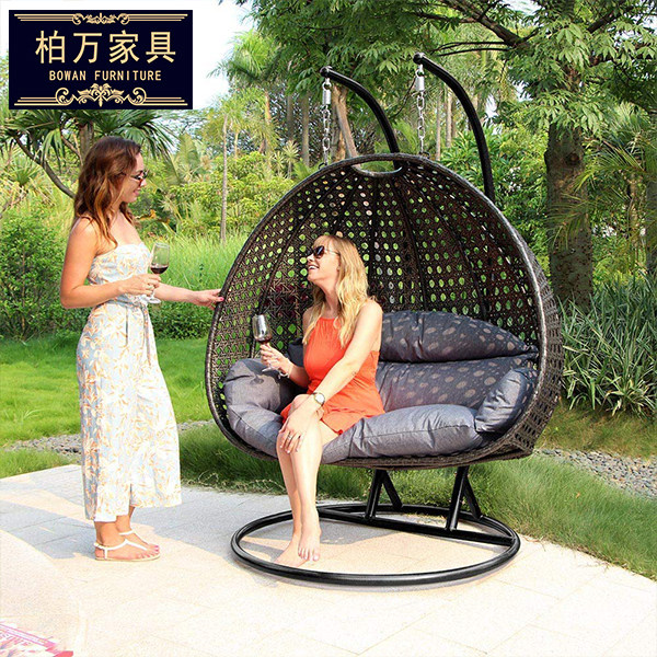 Cradle chair Chairlift Double swing Balcony Home Living Room Outdoor Garden Home Innate Blue Teenage Girl Net Red Hangers