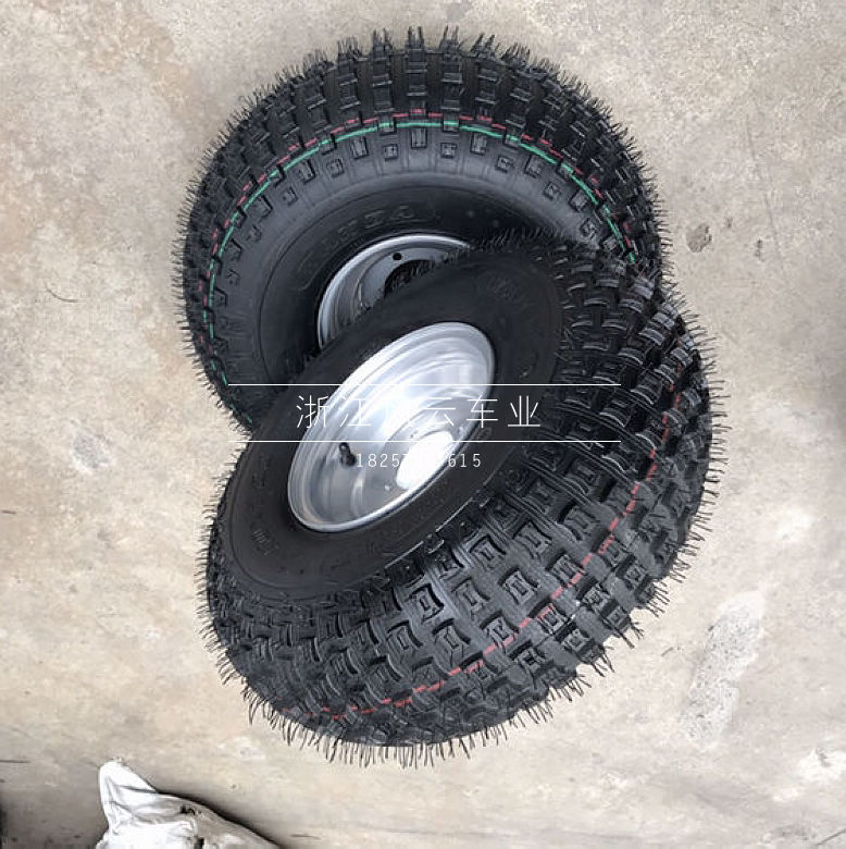 Phụ kiện Karting Sửa đổi xe máy bốn bánh ATV 20X7-8 inch lốp có bánh xe vành nan hoa xe wave