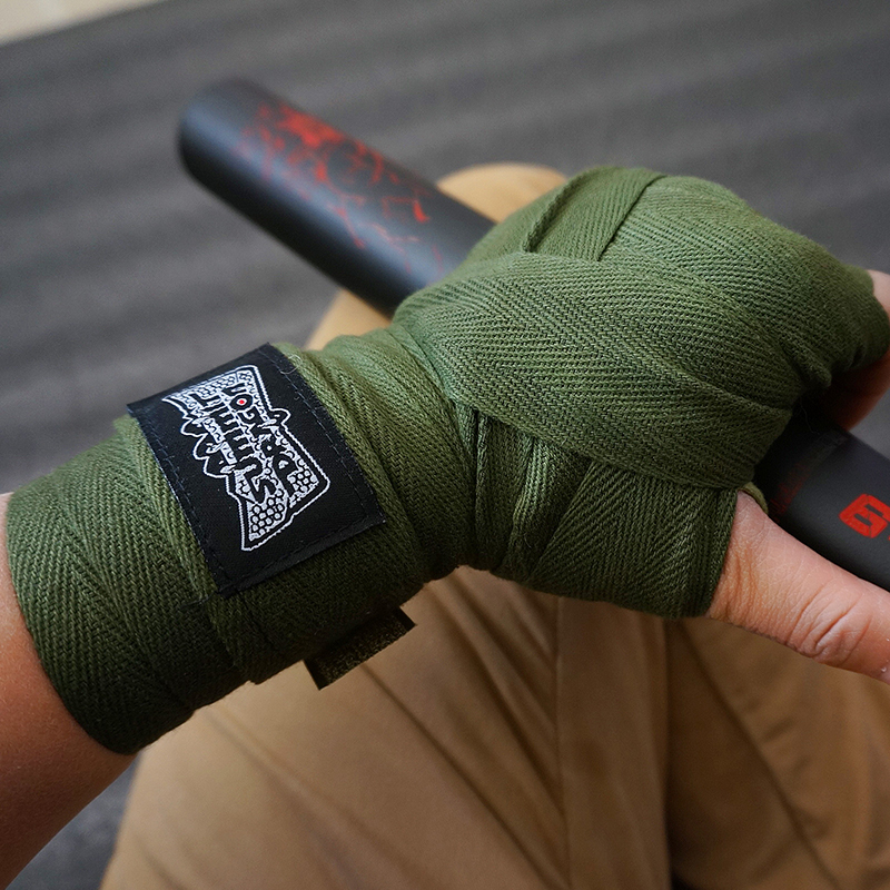 Boxing hand guard bandage Cotton boxing bandage Boxing glove hand strap Sanda Muay Thai boxing belt hand strap 5 meters