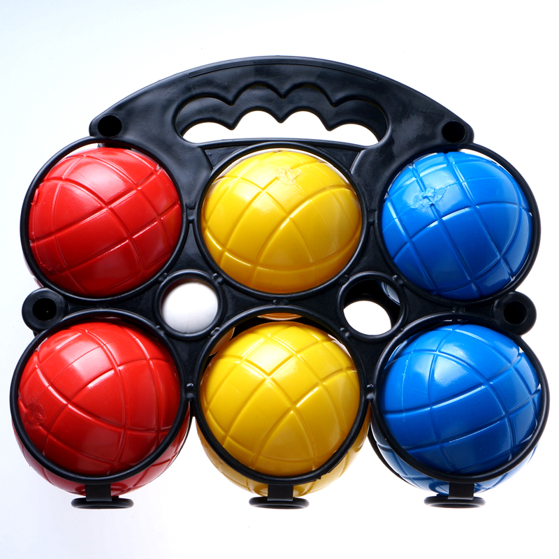 Tianmai Ao Long Beach Bocce ball Water polo Hard plastic water Polo Bocce lawn ball (3 colors and 6 packs)