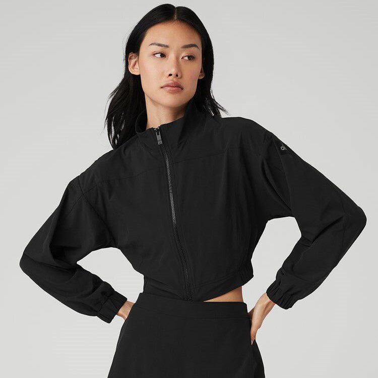 ALO YOGA BEST SELLER CLUBHOUSE JACKET女士立领半拉链外套卫衣评价