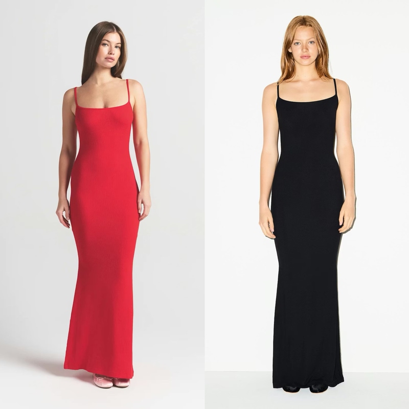 26 Summer New Colors in Stock Authentic Skims Kardashian Soft Lounge Camisole Dress Yi Mengling Yu Shuxin