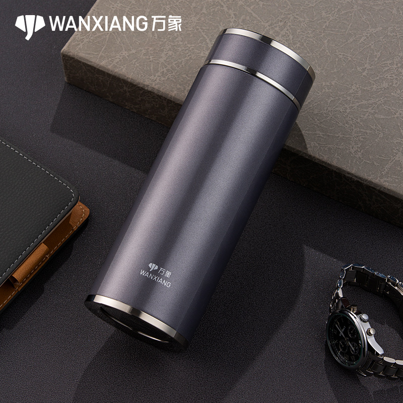 Vientiane thermos cup new 316 stainless steel business simple hand-made tea cup men's large-capacity high-end hand-held