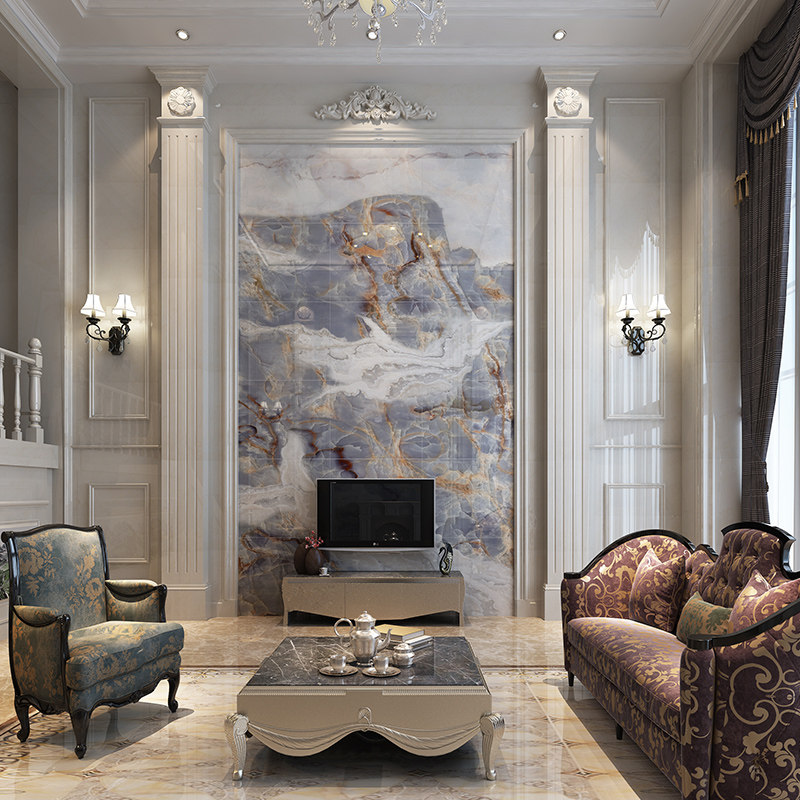 ����ŷʽ��ʽ΢��ʯ����ǽ��ש