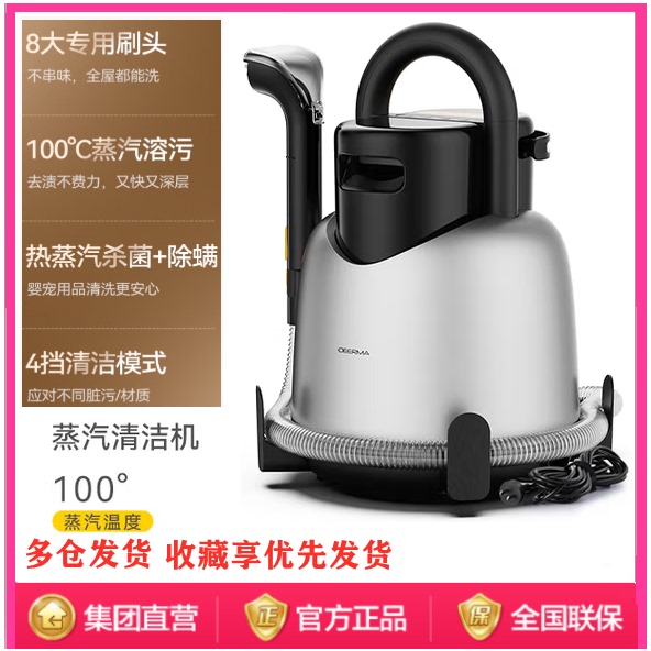 Delma Fabric Cleaning Machine High-Temperature Steam Multi-Functional Cleaning Machine Steam Mop Carpet Clothes By700 S