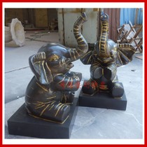 Sandstone relief sandstone sculpture sandstone round carving Thai elephant sculpture villa image building ornaments factory direct sales
