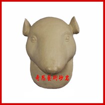 Sandstone Spray Pool Sculpture Art Sandstone Relief Background Wall Sandstone Pendant Squirrel Head Water Spout Flowing Water Wall Sculpture