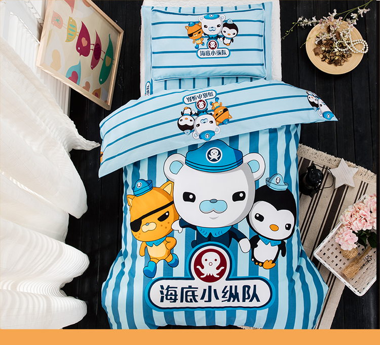 Mẫu giáo chăn ba mảnh cotton trẻ em chăn bé nap cotton giường có thể tháo rời sản phẩm với sáu bộ lõi