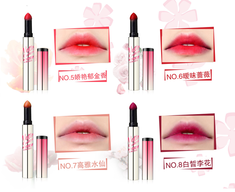 Dongdong cánh hoa, đệm nổi, bút chì môi, mờ mờ, cắn, trang điểm môi, đánh dấu dưỡng ẩm - Bút chì môi / môi lót chì kẻ môi mac