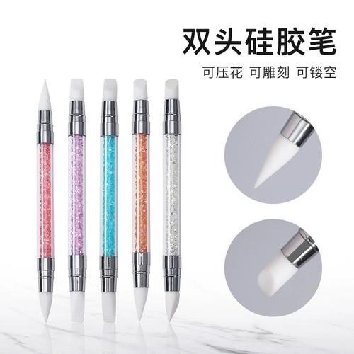 Двусторонняя силиконовая наклейка для маникюра, набор маникюрных инструментов, новая коллекция