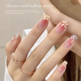 Летние наклейки для ногтей, накладные ногти, трехмерная наклейка для ногтей, декор, популярно в интернете, 2025 года, новая коллекция