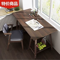 Современный простой твердый дерево -няный компьютерный стол Home Student Desk Computer Desktop Simple Office Table Nordic