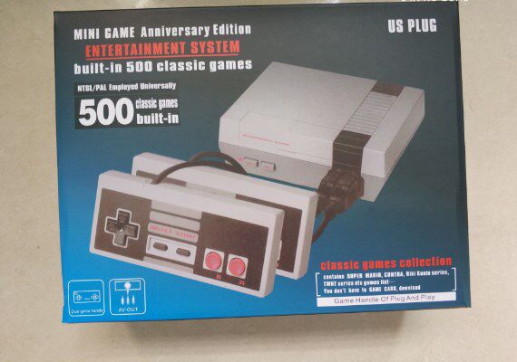 NES console NES console NES console nes mini console double handle nostalgia classic red and white machine 500 games