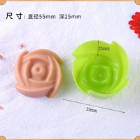 Силиконовая форма с розой в составе