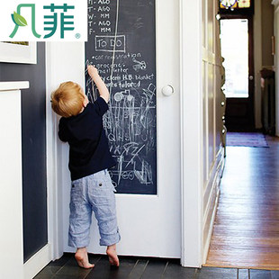 Erasable self-adhesive removable board on wall, training