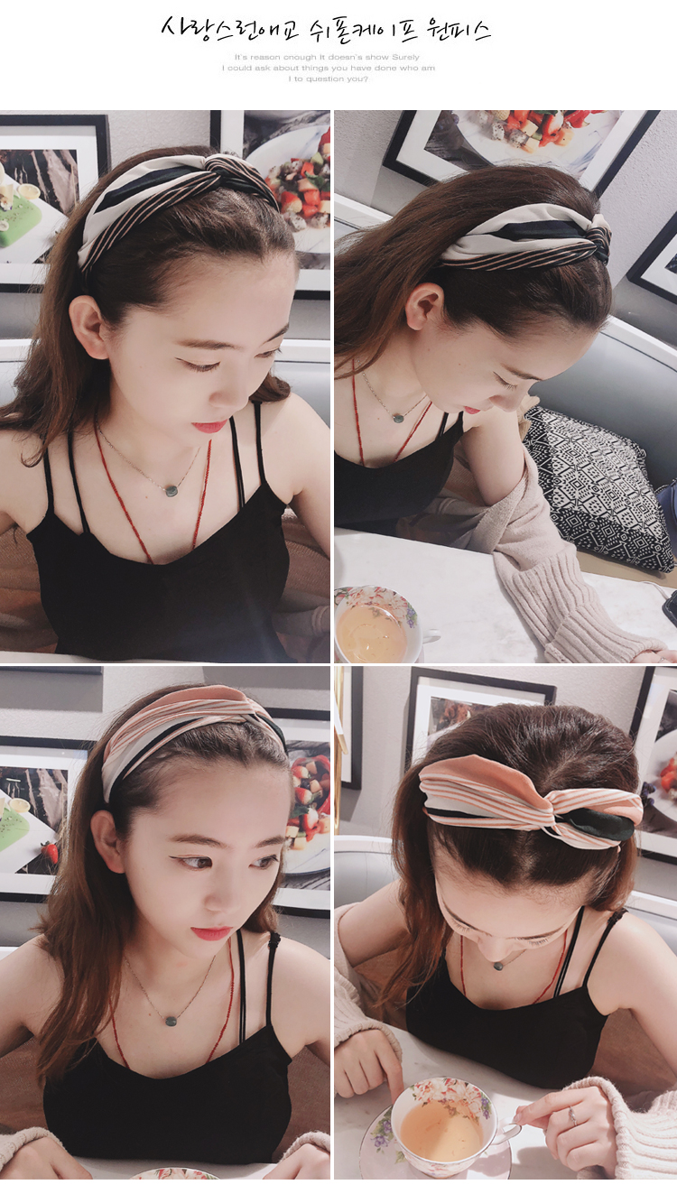 Hàn quốc mũ nón vẻ đẹp ngọt ngào nữ headband rửa rộng vành headband net tóc đỏ ban nhạc đơn giản kẹp tóc headband phụ kiện tóc