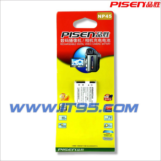 Pisen TS-DV001-NP45 Pin NP45 BP-45A Camera Battery - Phụ kiện máy ảnh kỹ thuật số balo peak design 20l