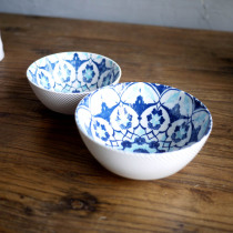 Australia export original single-sided bowl European salad bowl Rice bowl Ceramic ramen bowl Household large soup bowl tableware