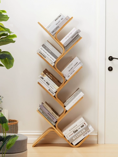 Японский стенд, простая коробочка для хранения, изогнутая книжная полка