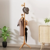 Сплошная древесная многофункциональная простая плащная стойка для подвесной стойки подвесная полка.