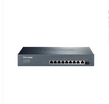TP-LINK one thousand trillion Online Ethernet PoE switch 8FE (PoE) 1GE 1SFP TL-SL1210PE TL-SL1210PE