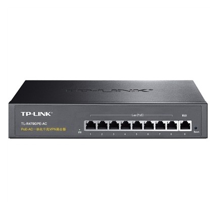 TP-LINK Universal TL-R479GPE-AC integrated 9-port PoE built-in AC Gigabit router