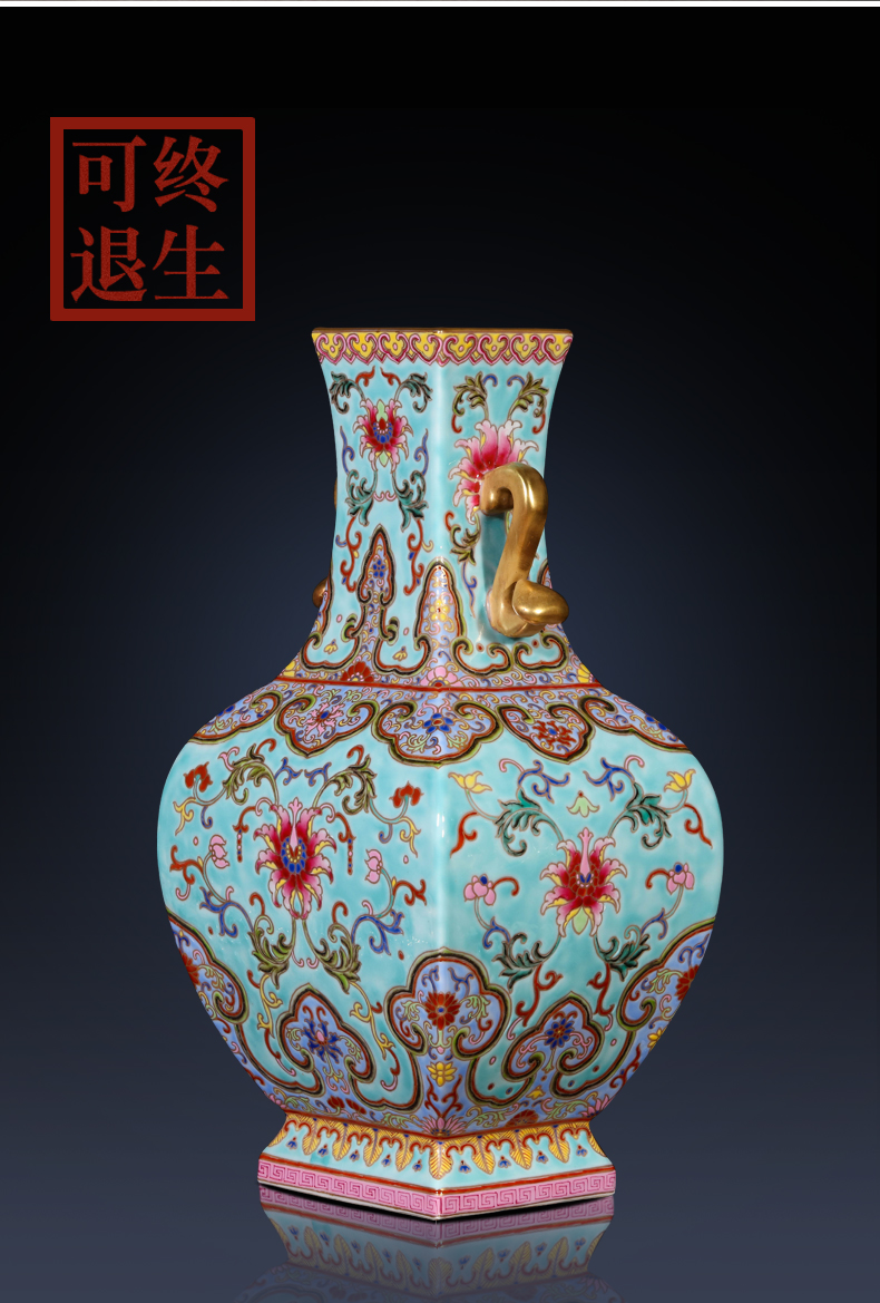 Weekly update 15 issue of imitation the qing qianlong solitary their weight.this auction collection jack ceramic vases, furnishing articles