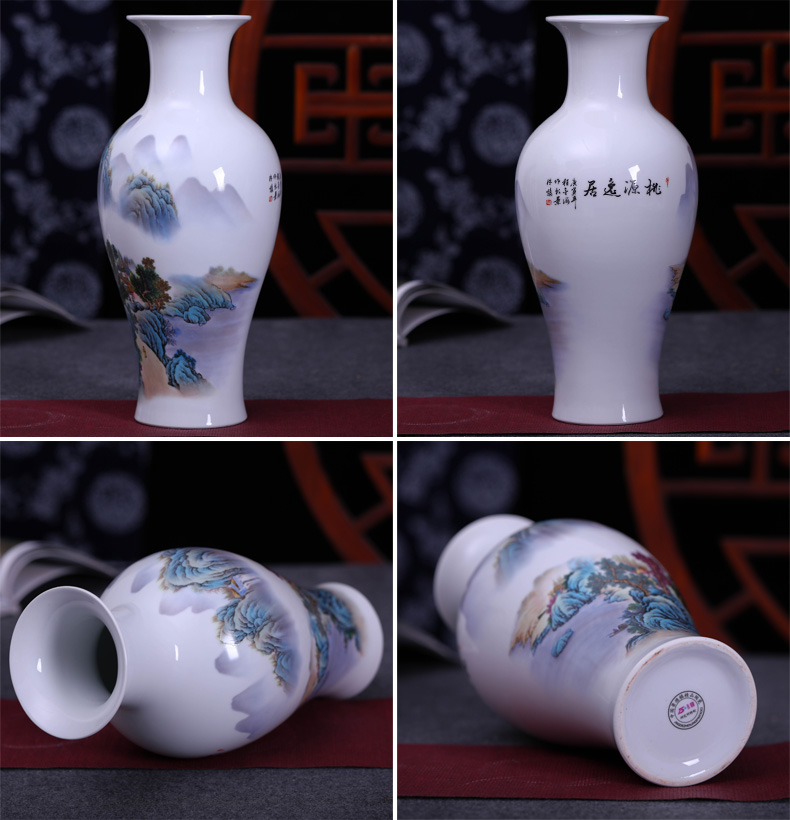 Modern Chinese jingdezhen ceramics vase flower arranging place to live in the sitting room porch craft ornaments furnishing articles