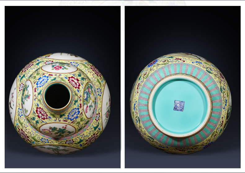 Weekly update 17 solitary their weight.this auction collection period of imitation the qing qianlong jack ceramic vases, furnishing articles