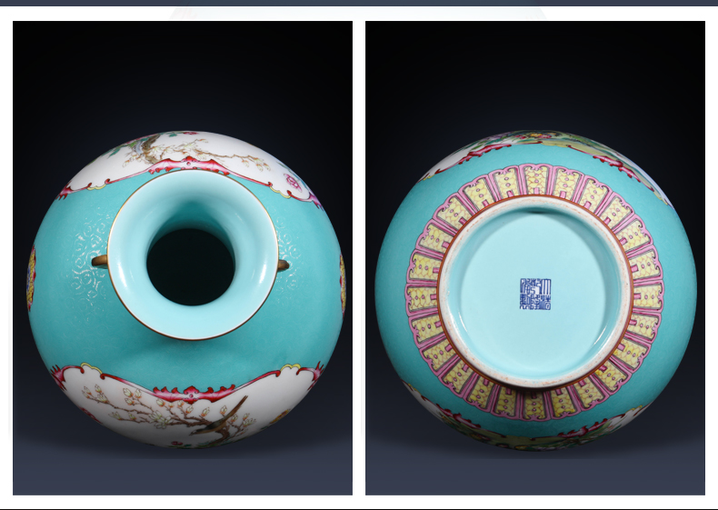 Weekly update 13 issue of imitation the qing qianlong solitary their weight.this auction collection jack ceramic vases, furnishing articles