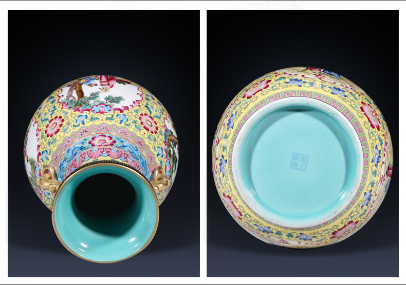 Weekly update 13 issue of imitation the qing qianlong solitary their weight.this auction collection jack ceramic vases, furnishing articles