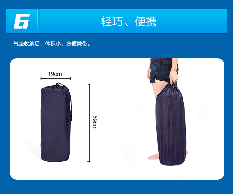 Đệm bơm hơi tự động Đệm đôi bơm hơi Thảm chùi chân Thảm bò Nap Thảm đi chơi Yoga - Thảm chống ẩm / Mat / Gối thảm lót sàn cho bé