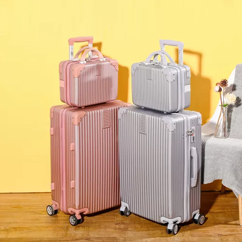 Вместительный и большой чемодан подходит для мужчин и женщин, большая универсальная свежая коробка, 26 дюймов, в корейском стиле