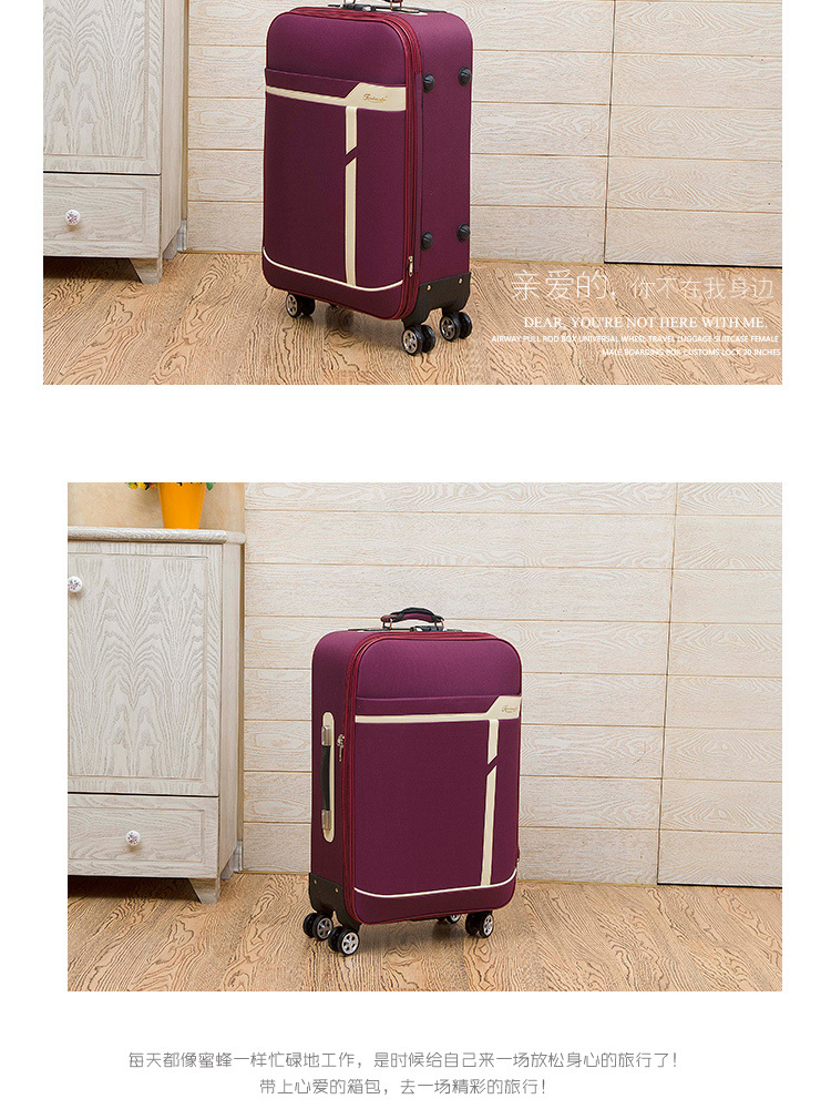 Trường hợp xe đẩy kinh doanh phổ quát hành lý bánh xe 24 inch mật khẩu hộp nam du lịch 20 inch sinh viên đại học nội trú nữ vali kéo chính hãng